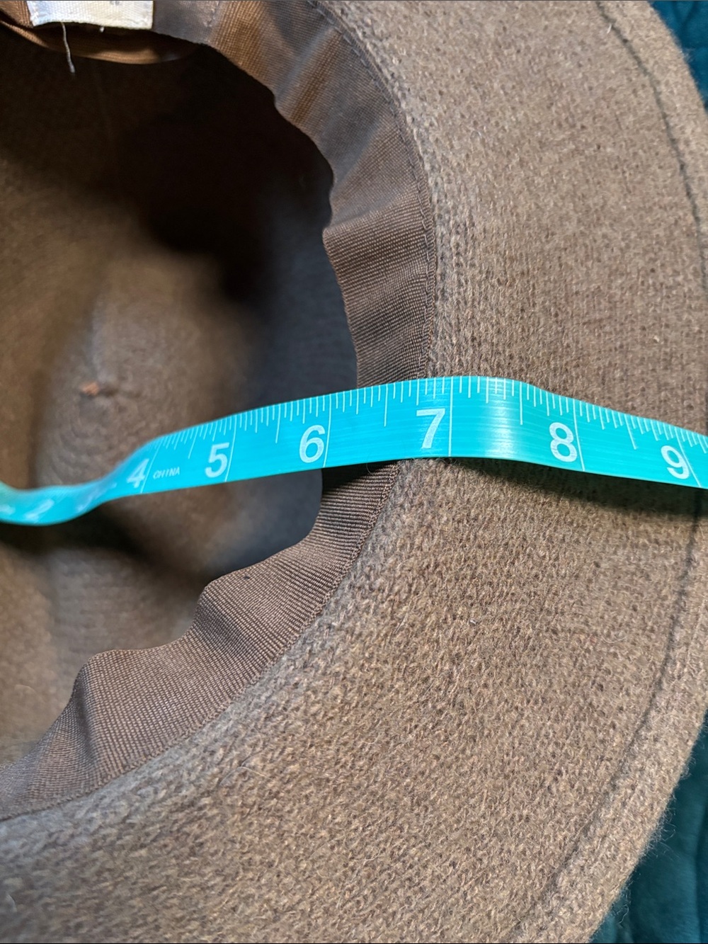 Universal Thread Tan Wide-Brim Fedora with Leather Tie - Picture 4 of 6